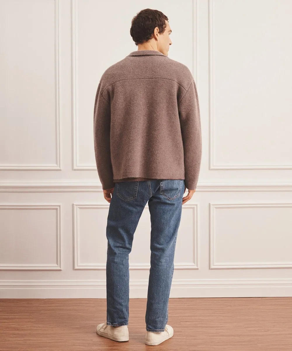 Super Luxe Cashmere Double Faced Utility Jacket 7