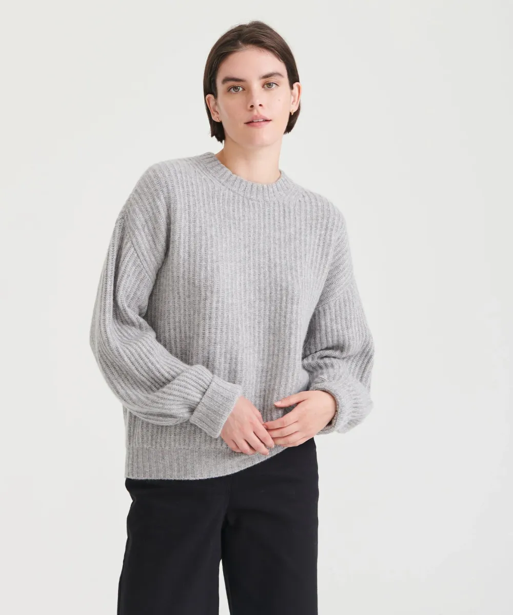 Super Luxe Cashmere Fisherman Sweater 3