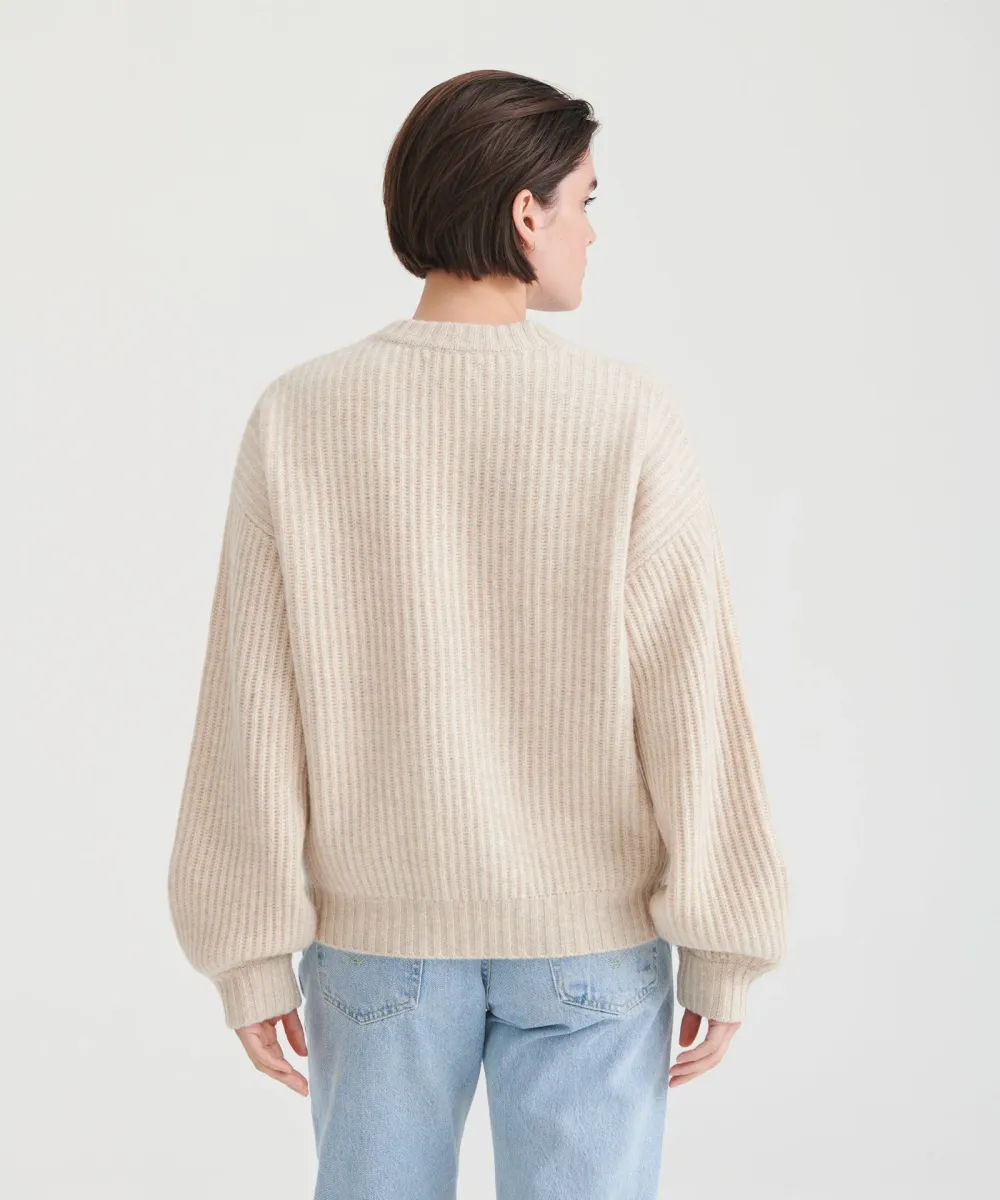 Super Luxe Cashmere Fisherman Sweater 21