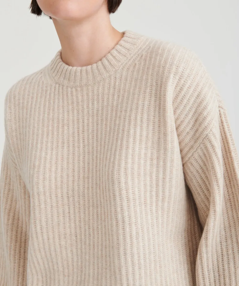 Super Luxe Cashmere Fisherman Sweater 22