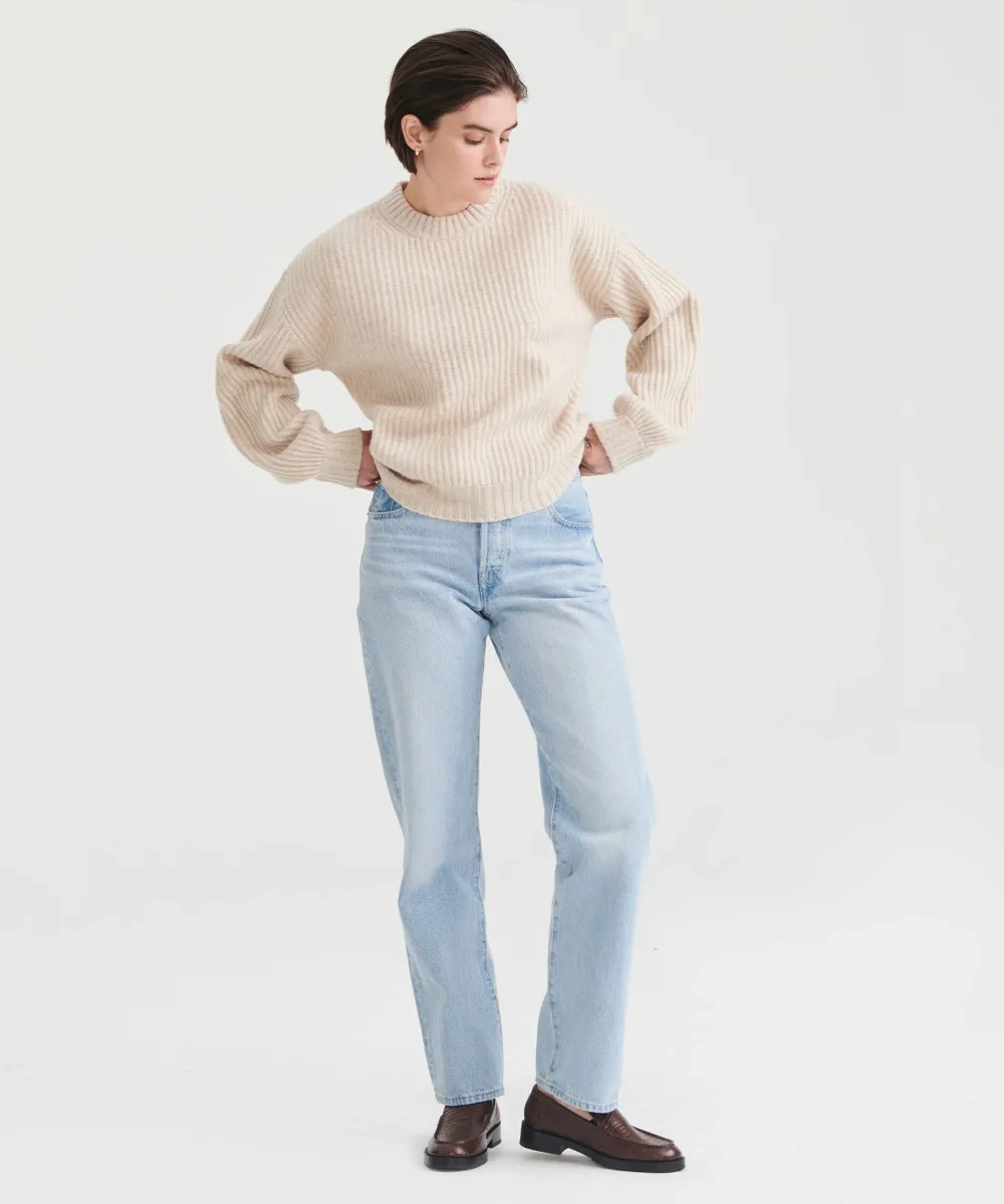 Super Luxe Cashmere Fisherman Sweater 23