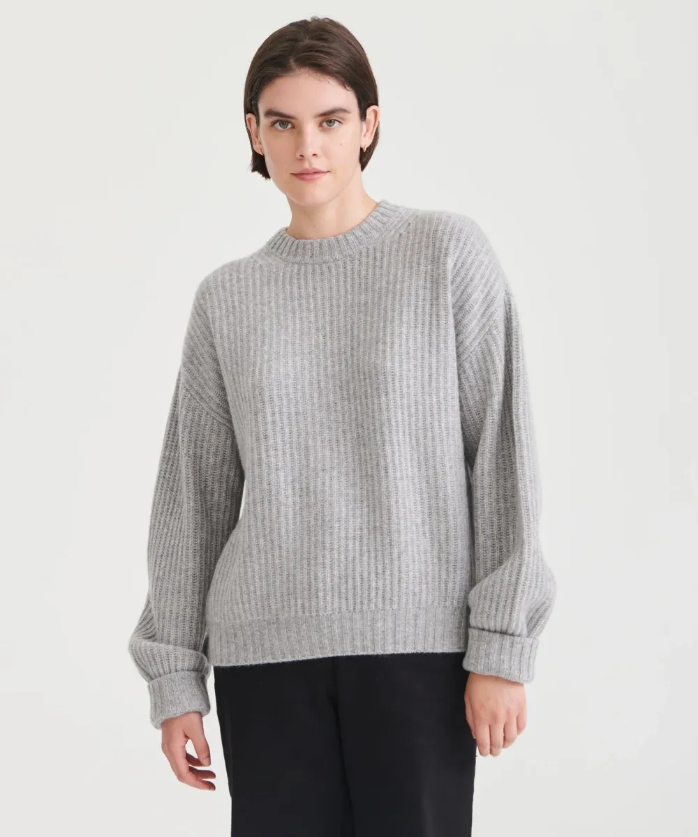 Super Luxe Cashmere Fisherman Sweater 25