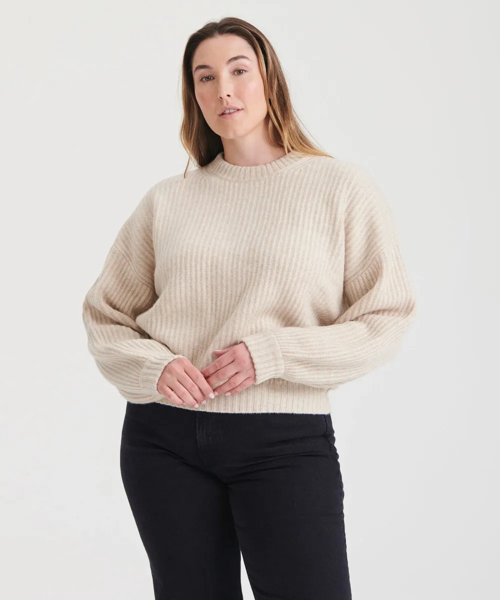 Super Luxe Cashmere Fisherman Sweater 29