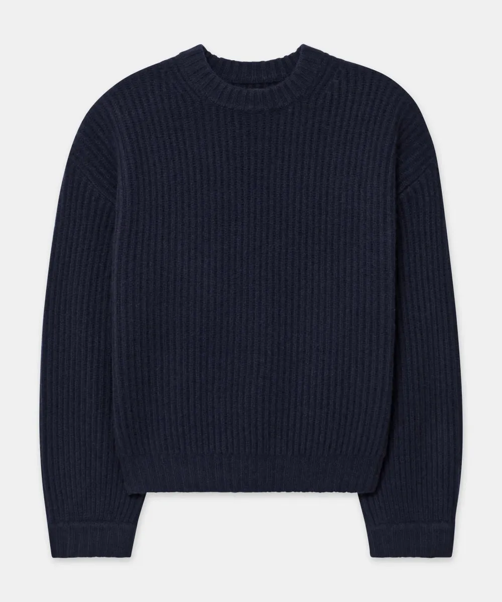 Super Luxe Cashmere Fisherman Sweater 30