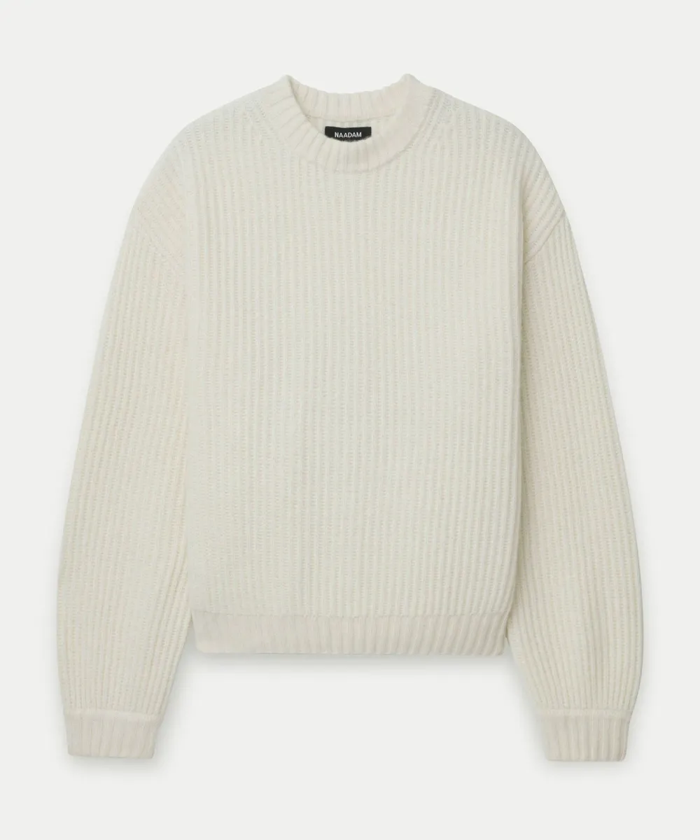 Super Luxe Cashmere Fisherman Sweater 33