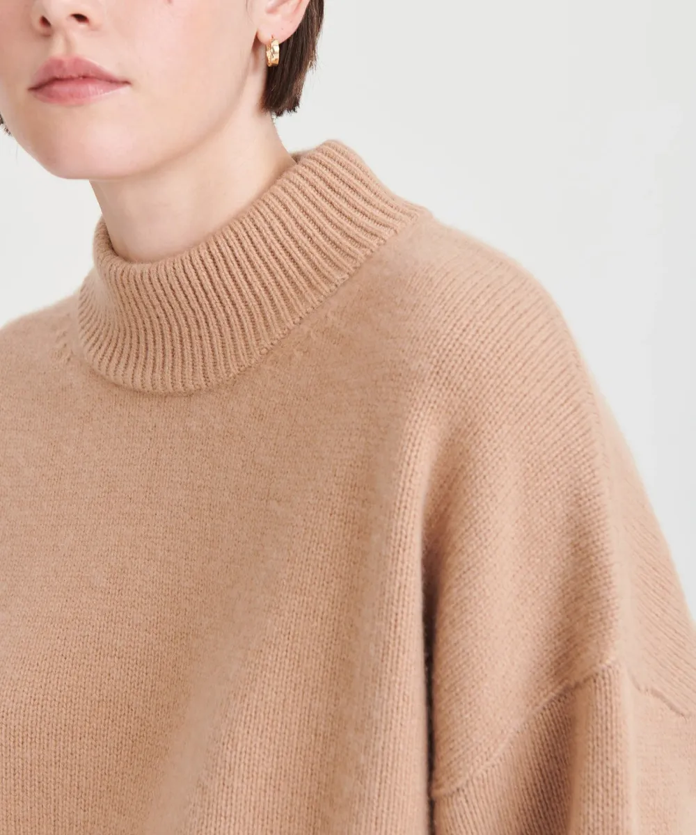 Super Luxe Cashmere Mockneck Sweater 2