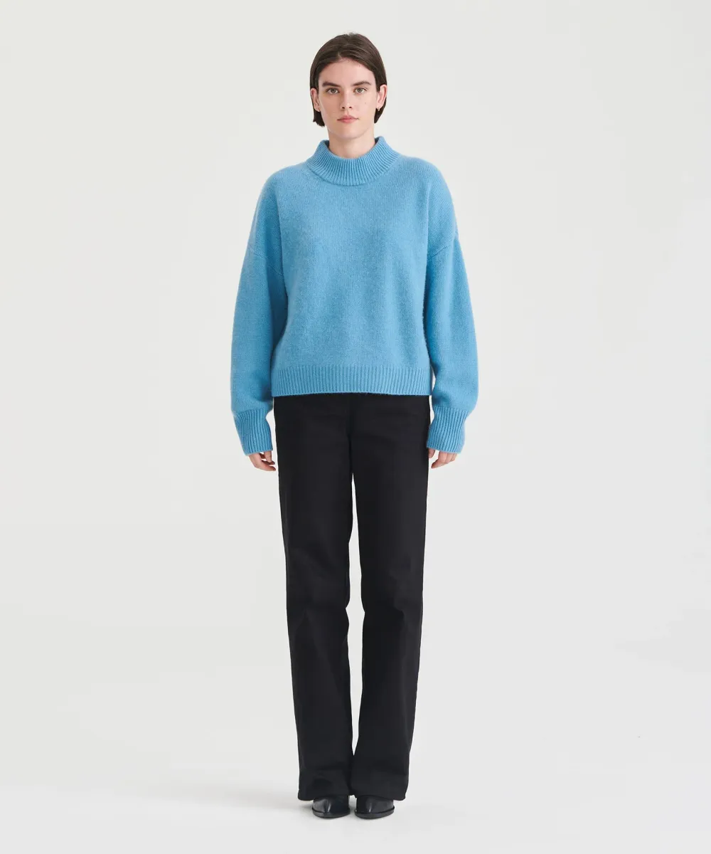 Super Luxe Cashmere Mockneck Sweater 13