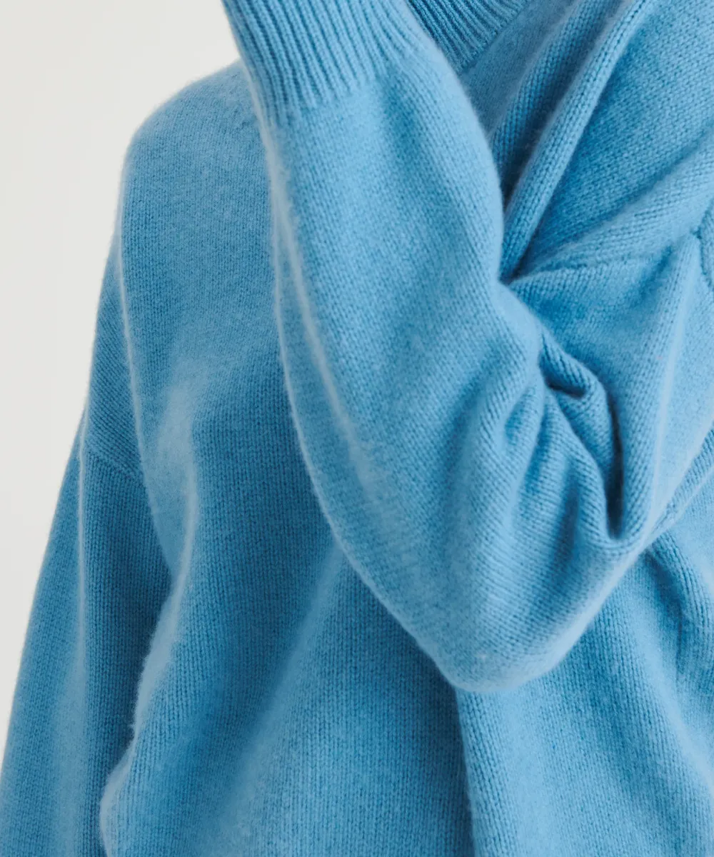 Super Luxe Cashmere Mockneck Sweater 15