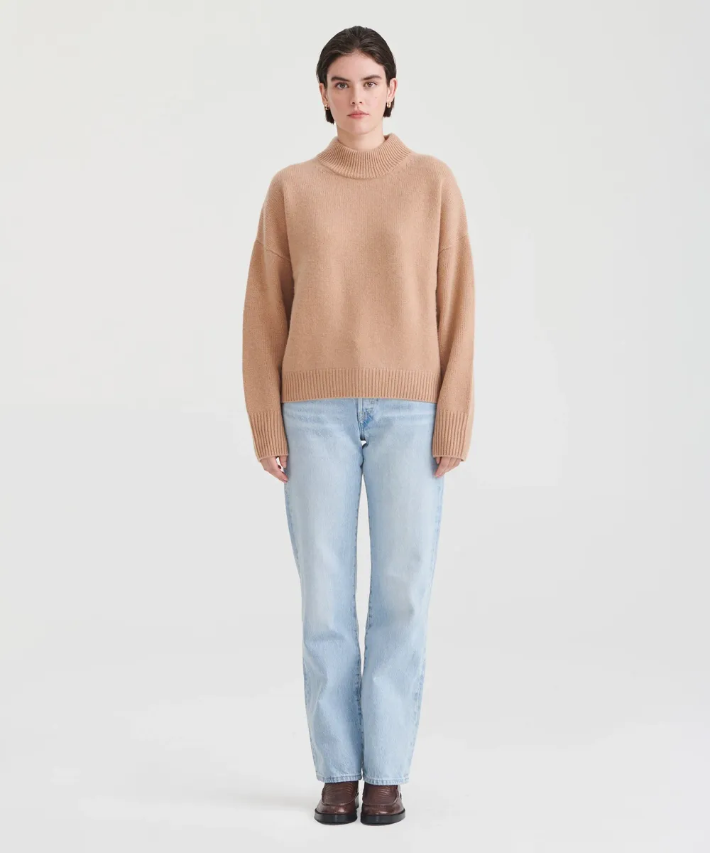 Super Luxe Cashmere Mockneck Sweater 18