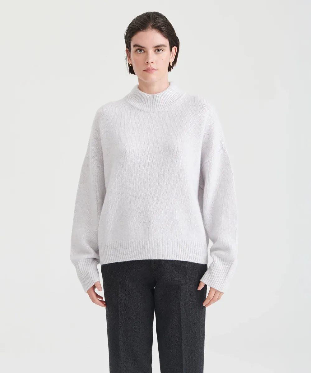 Super Luxe Cashmere Mockneck Sweater 28