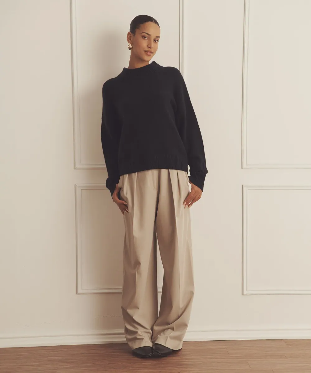 Super Luxe Cashmere Mockneck Sweater 44