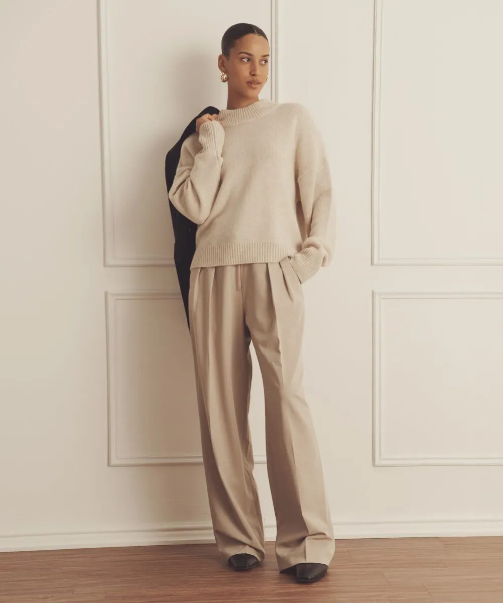 Super Luxe Cashmere Mockneck Sweater 47