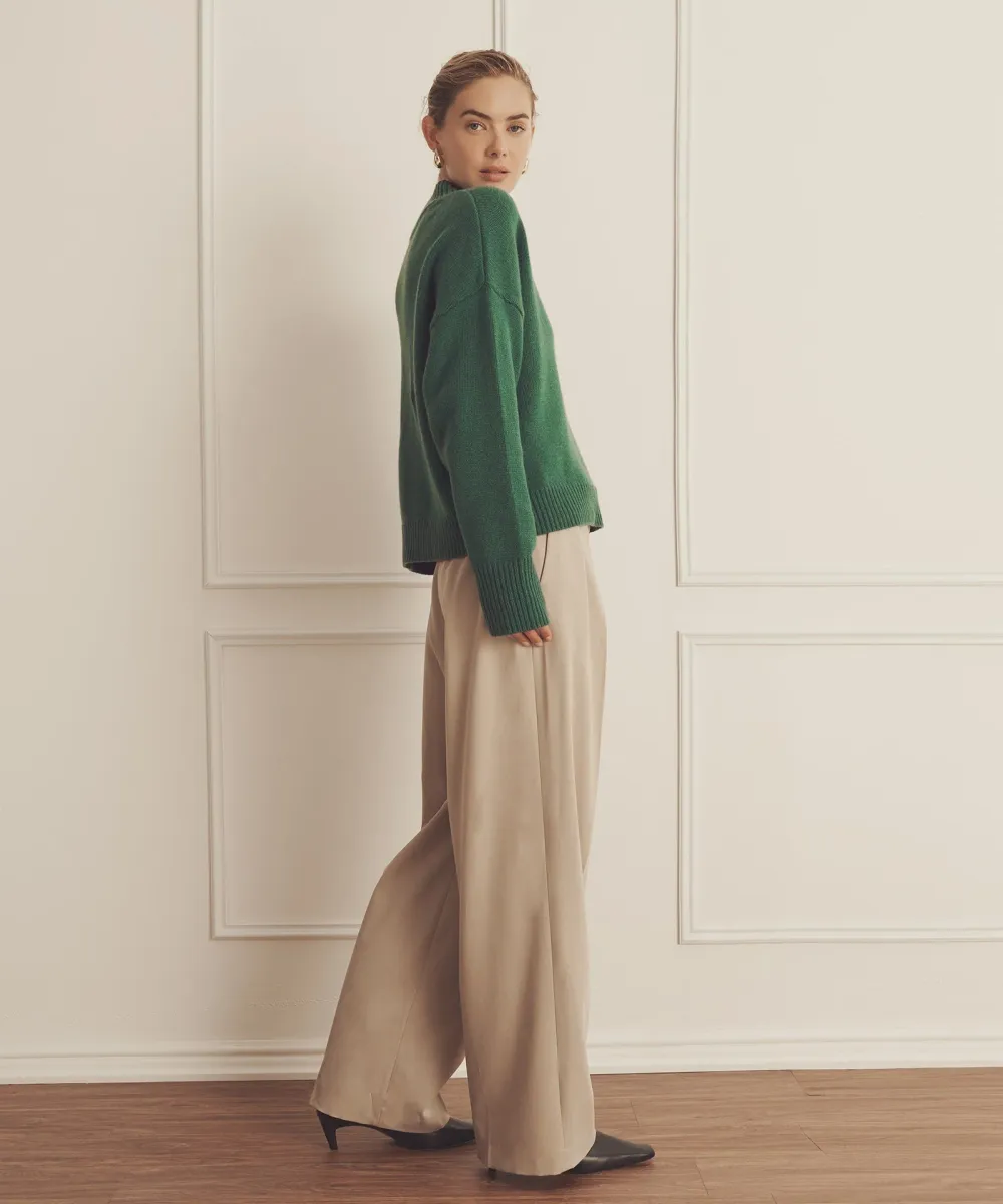 Super Luxe Cashmere Mockneck Sweater 54