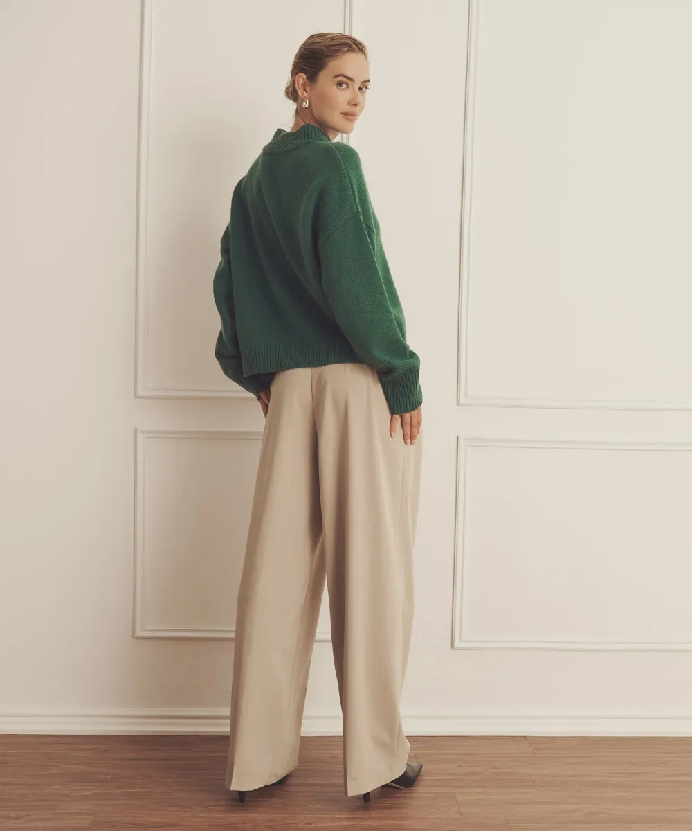 Super Luxe Cashmere Mockneck Sweater 55