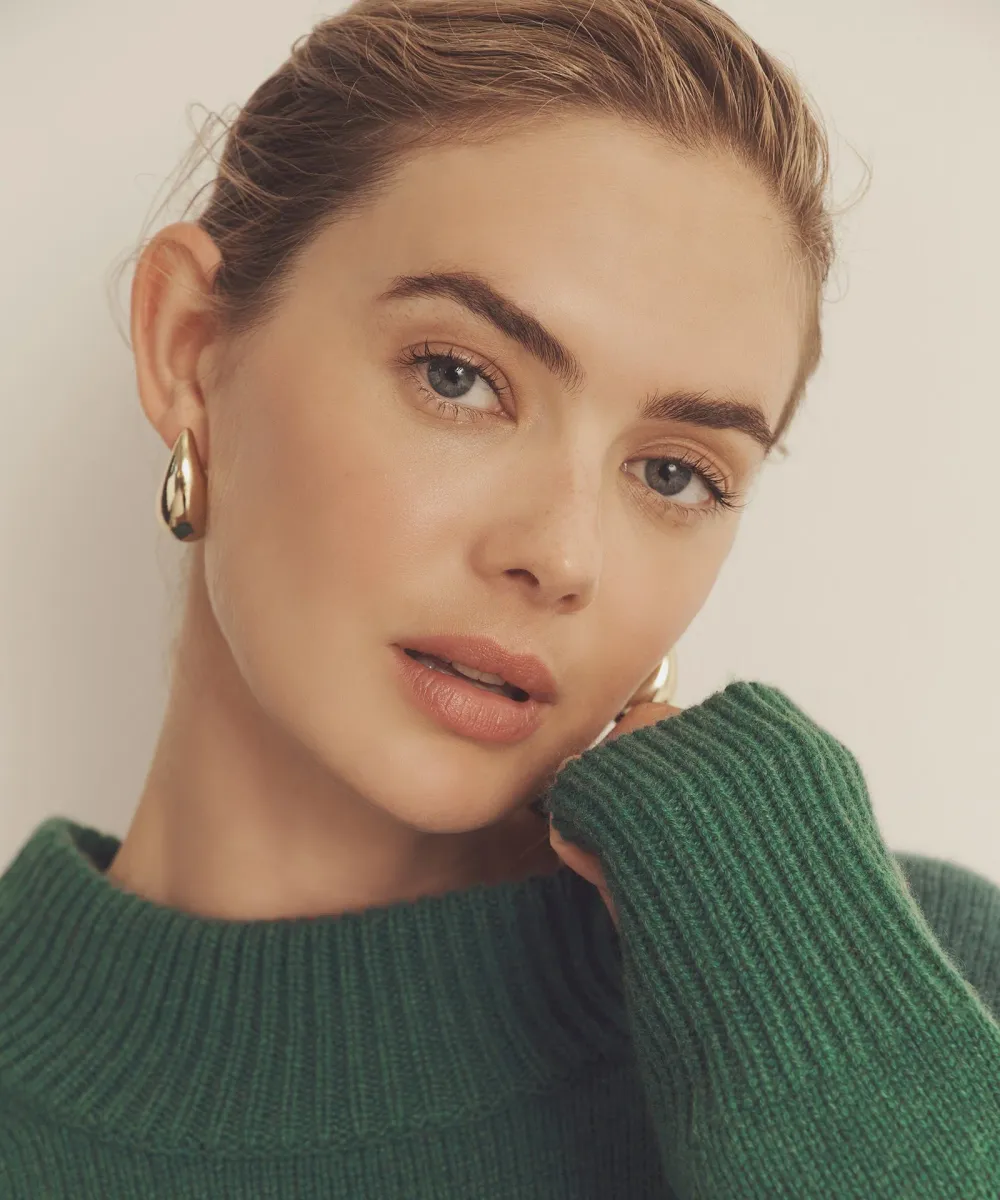 Super Luxe Cashmere Mockneck Sweater 56