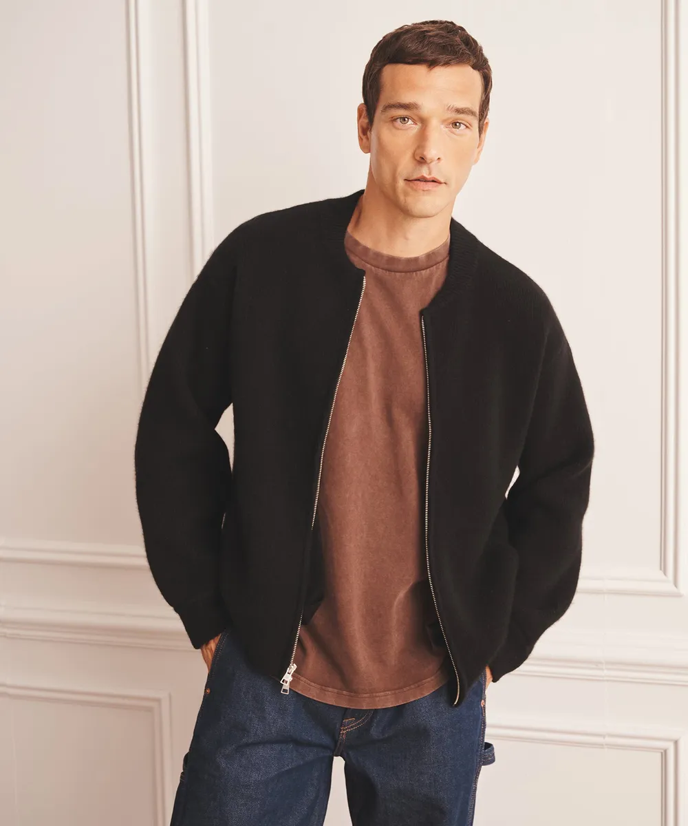 Ultra Luxe Cashmere Bomber