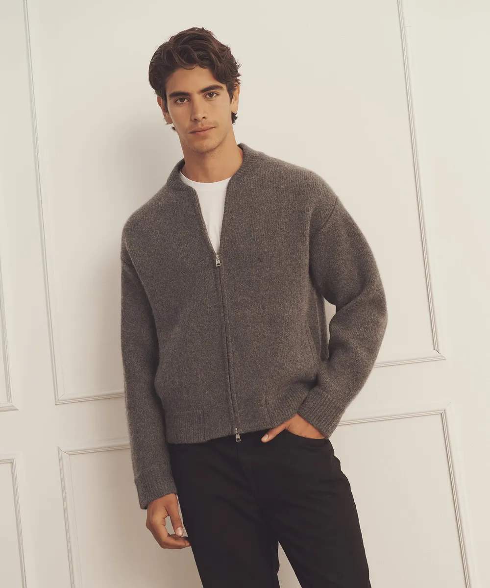 Ultra Luxe Cashmere Bomber 2