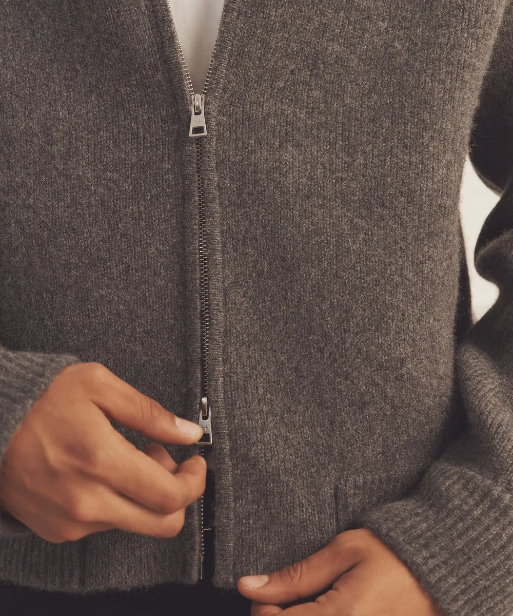 Ultra Luxe Cashmere Bomber 6