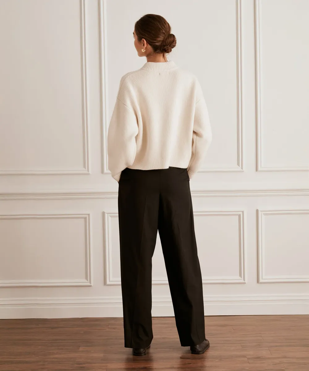 Ultra Luxe Cashmere High Neck Cardigan 5