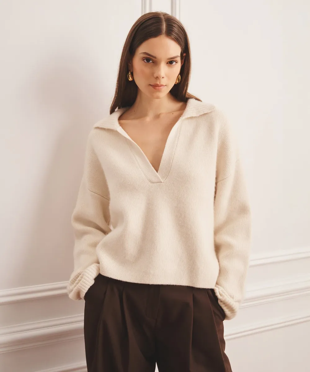 Ultra Luxe Cashmere Polo 25