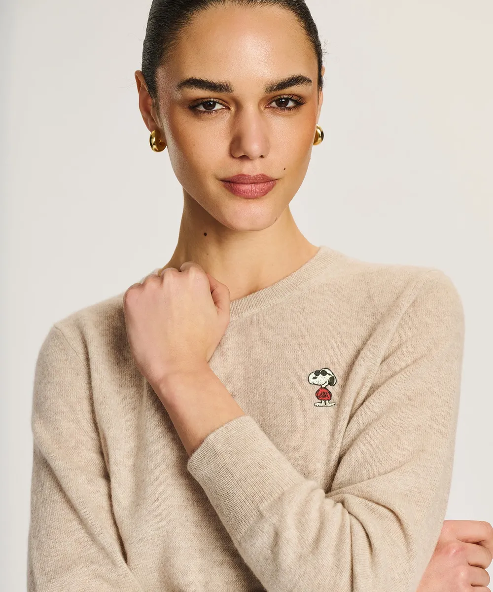Women's Joe Cool Snoopy Cashmere Sweater