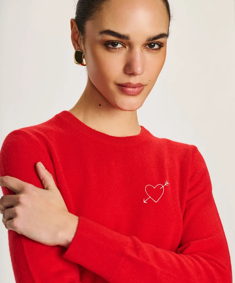 Women's Love Struck Cashmere Sweater