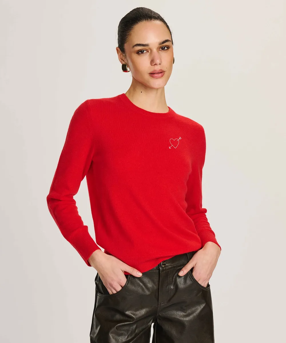 Women's Love Struck Cashmere Sweater 2
