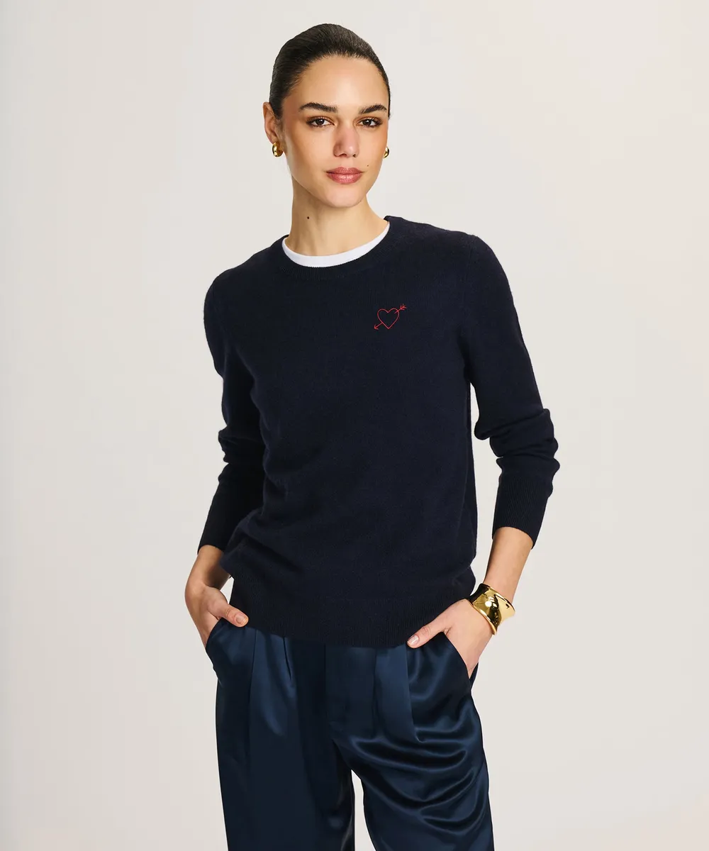 Women's Love Struck Cashmere Sweater 7
