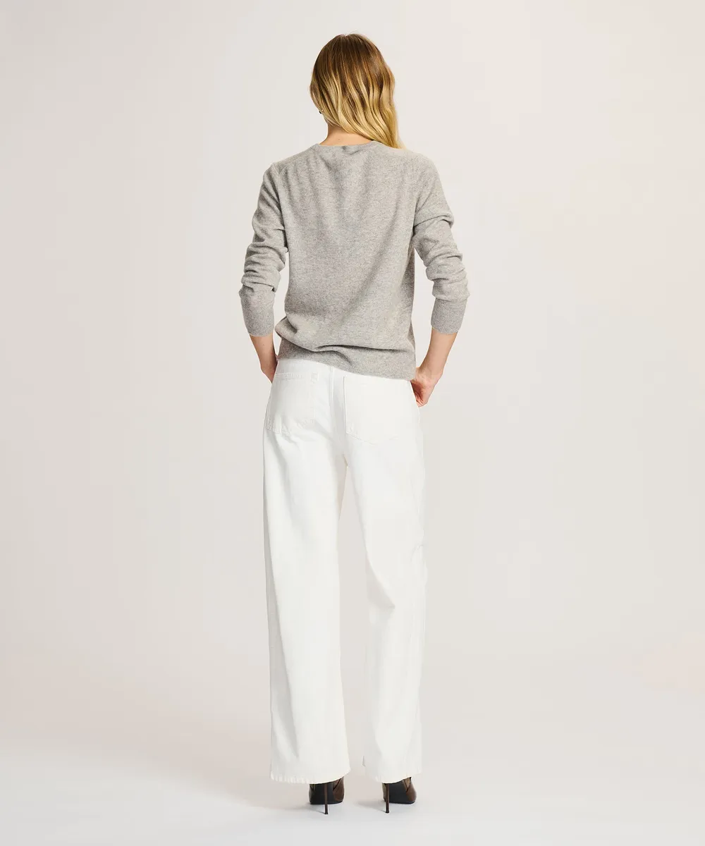 Women's Rose Cashmere Sweater 5
