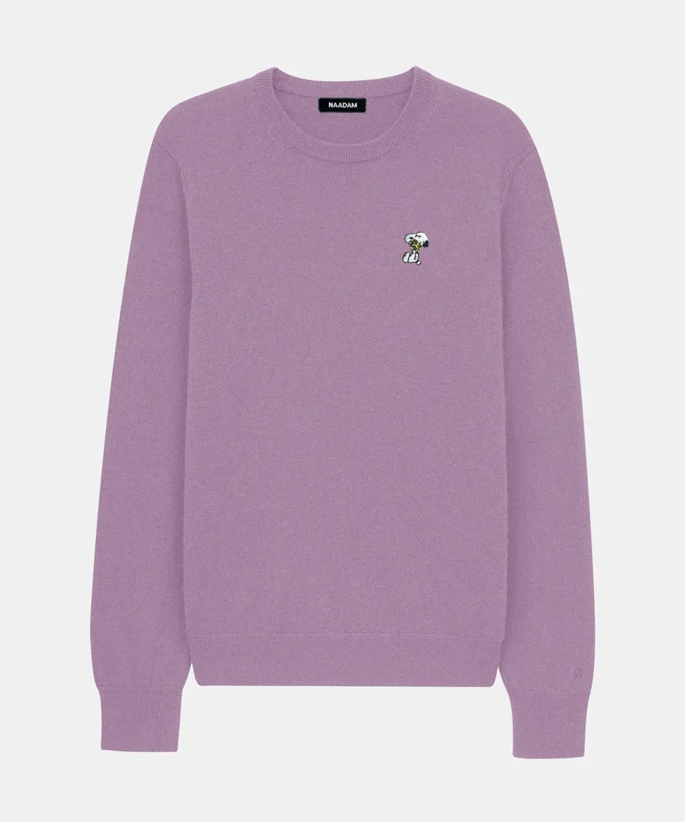 Women's Snoopy Flower Cashmere Sweater 6