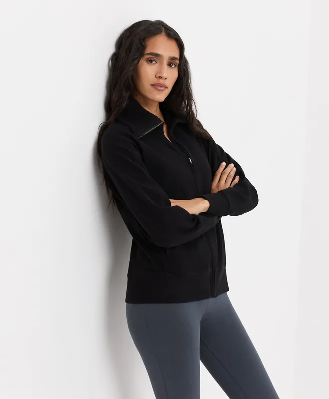 PACT Women's Black CloudKnit Jacket XS 4