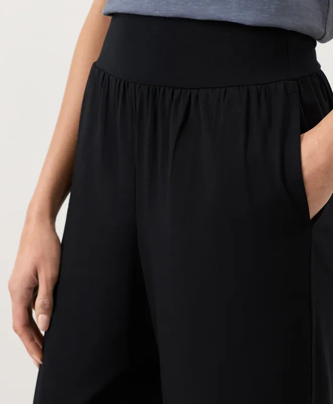 PACT Women's Black Easy Drape Pant XS 9