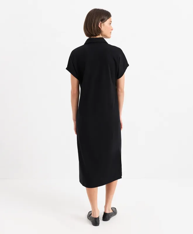 PACT Women's Black Roam Go Anywhere Dress XS 2