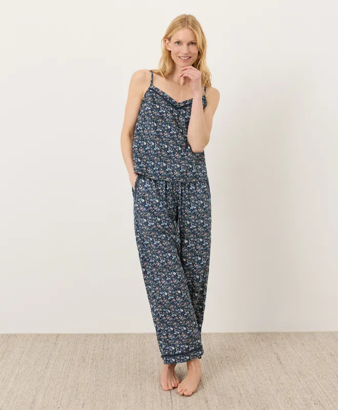 PACT Women's Ditsy Dayspring Breezy Cotton Sleep Cami XS 2