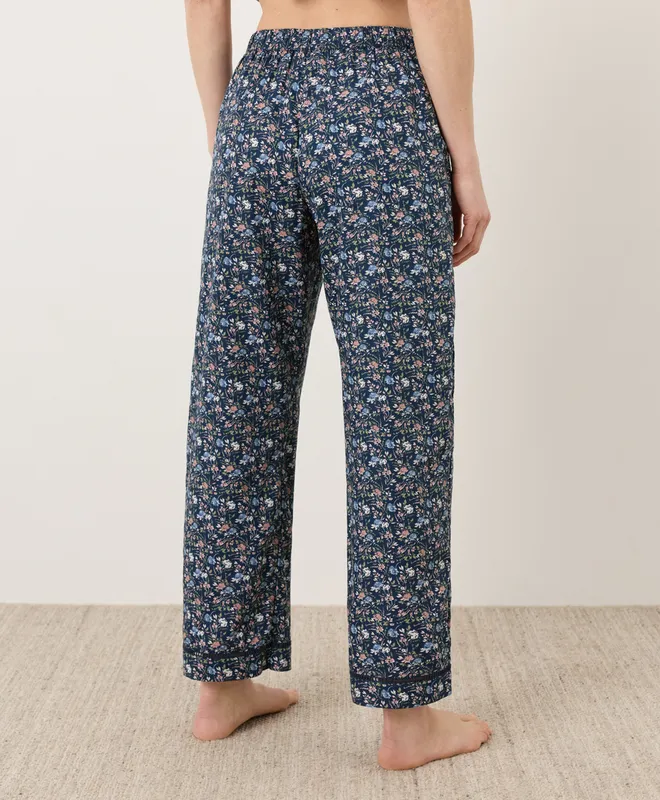 PACT Women's Ditsy Dayspring Breezy Cotton Sleep Pant S 3