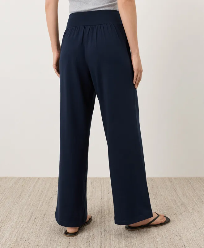 PACT Women's Navy Easy Drape Pant XS 4
