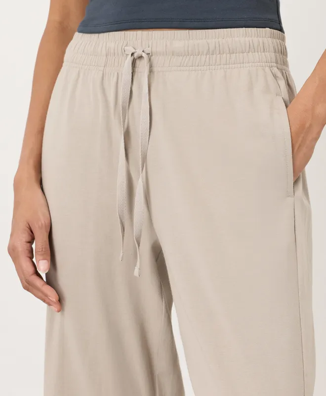 PACT Women's Nickel Grey Luxe Essential Lounge Pant M 4