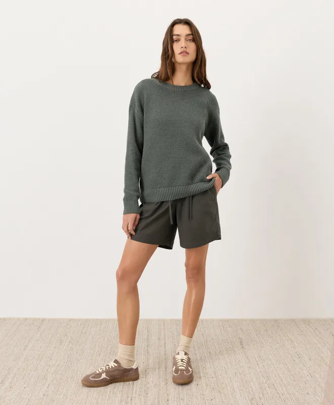 PACT Women's Oak Stretch Poplin Short XS 2
