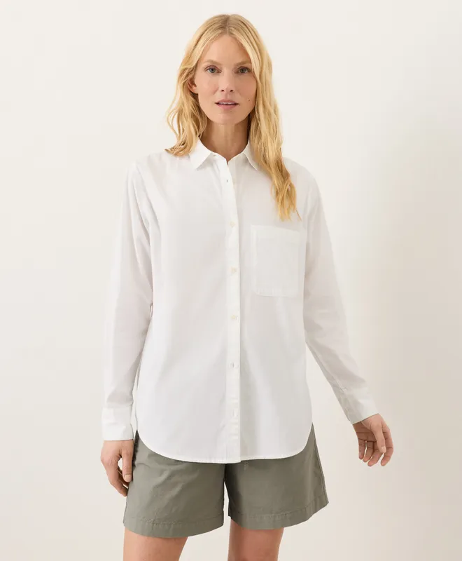 Women’s All Day Poplin Classic Shirt made with Organic Cotton 2