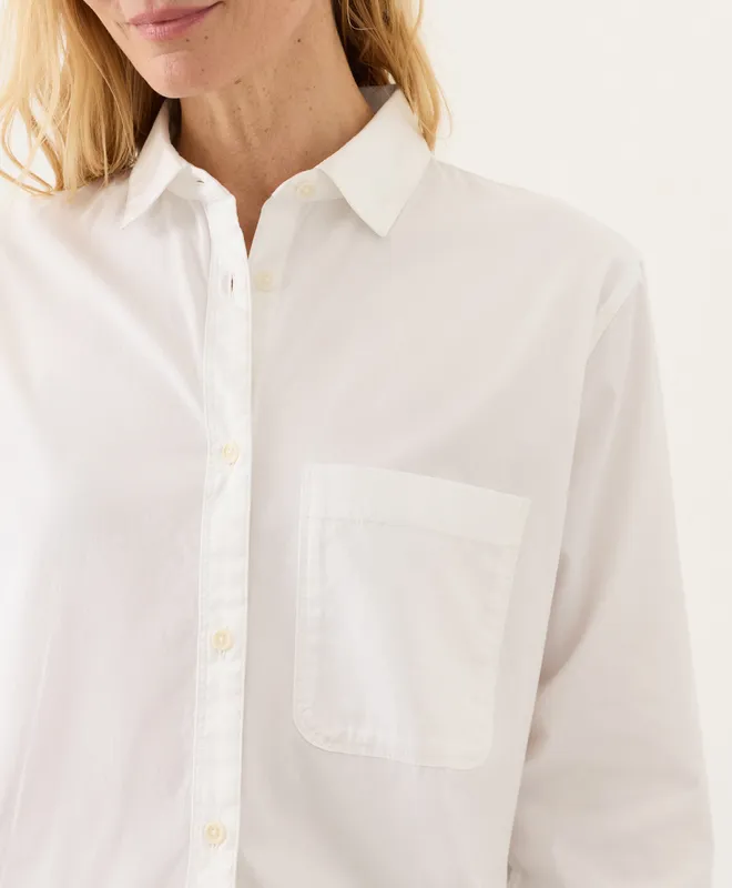 Women’s All Day Poplin Classic Shirt made with Organic Cotton 3