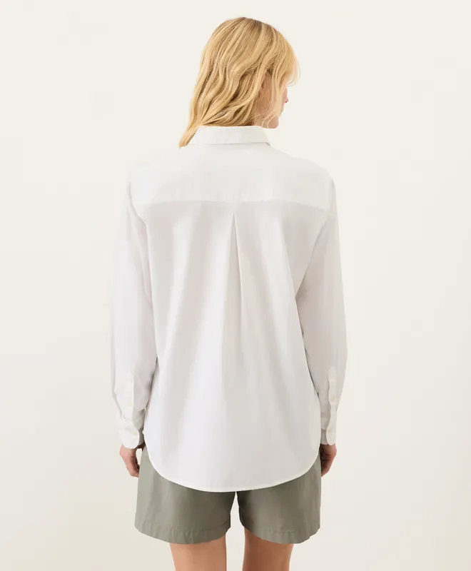Women’s All Day Poplin Classic Shirt made with Organic Cotton 6