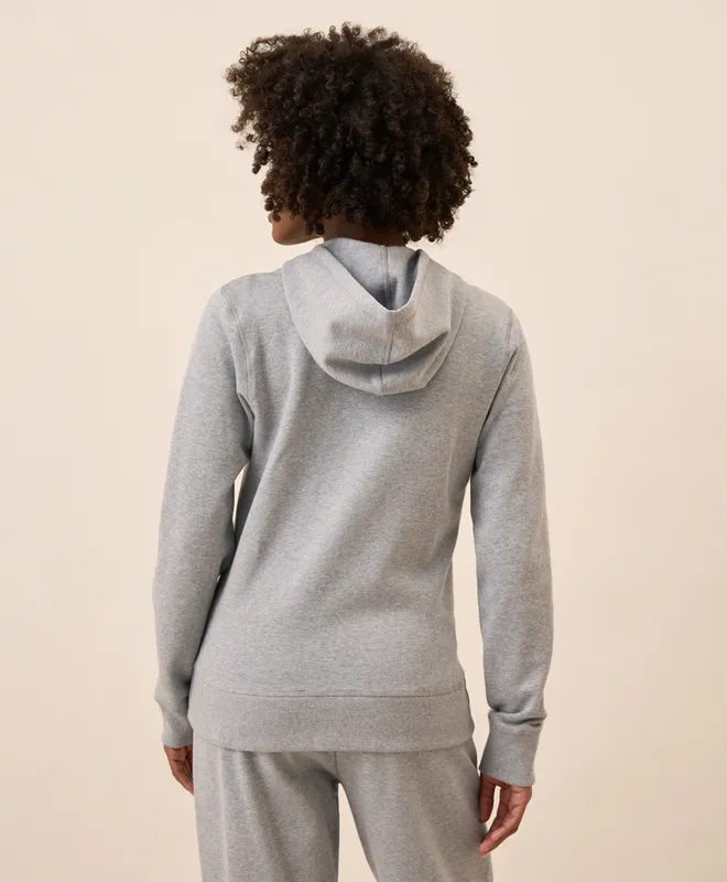 Women’s Brushed Fleece Zip Hoodie made with Organic Cotton 6