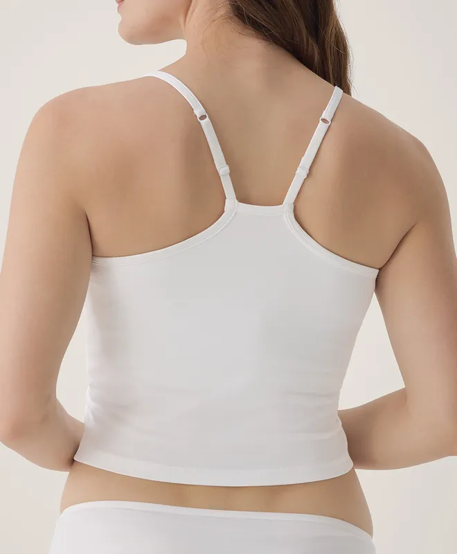 Women’s Everyday Shelf Bra Cropped Camisole 3-pack made with Organic Cotton 5