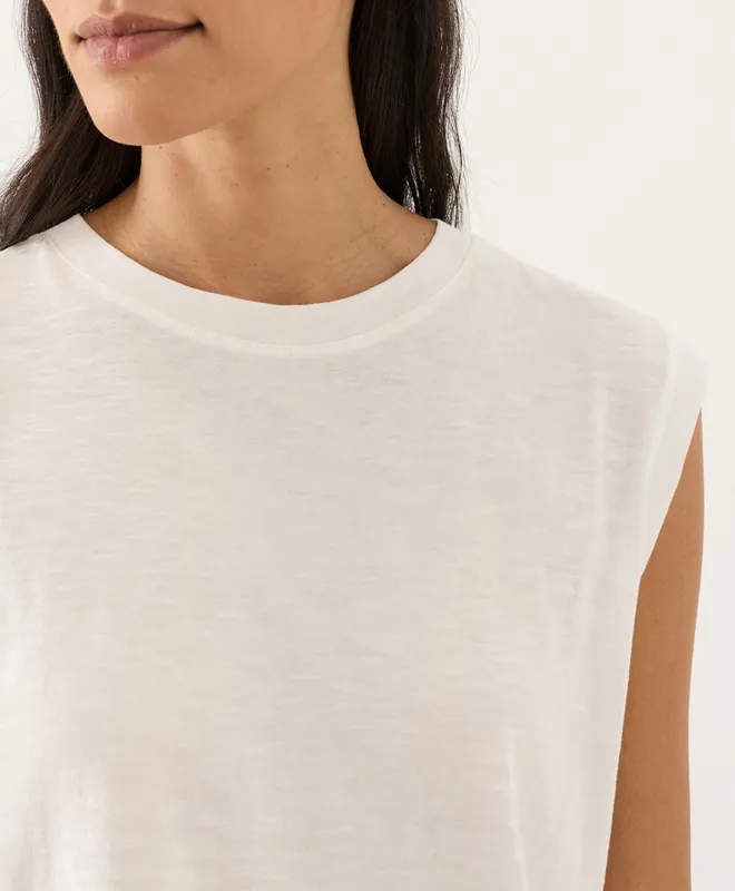 Women’s Featherweight Slub Relaxed Muscle Tee made with Organic Cotton 3