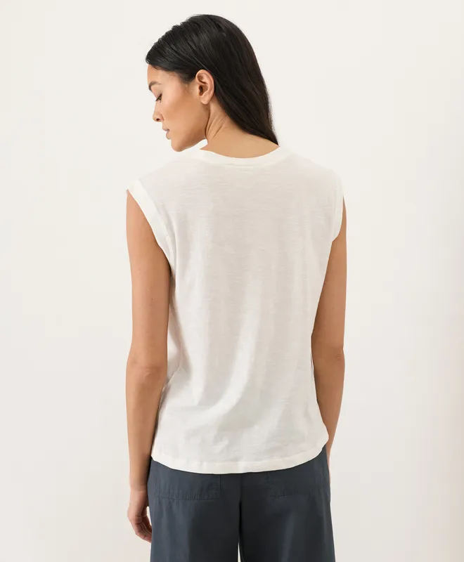 Women’s Featherweight Slub Relaxed Muscle Tee made with Organic Cotton 6