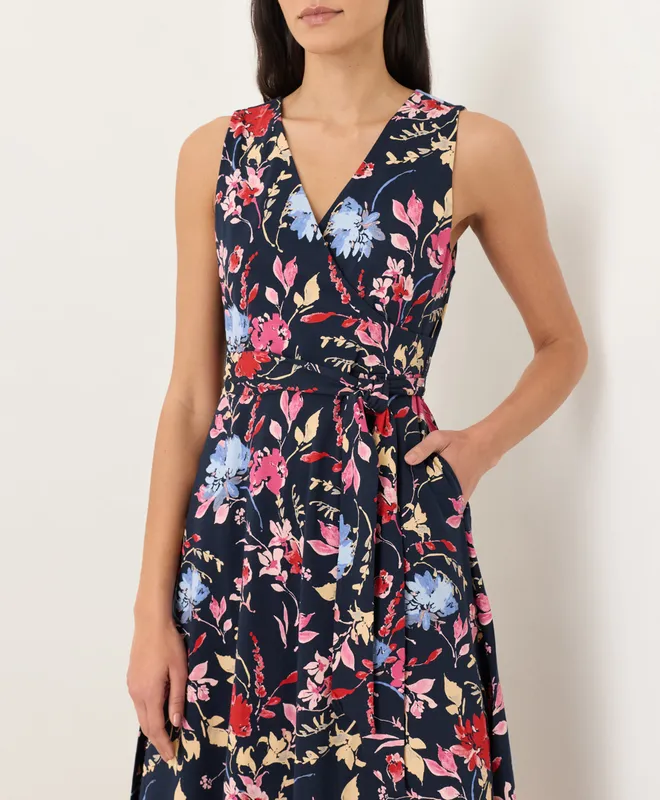 Women’s Fit & Flare Easy V-neck Dress made with Organic Cotton 5