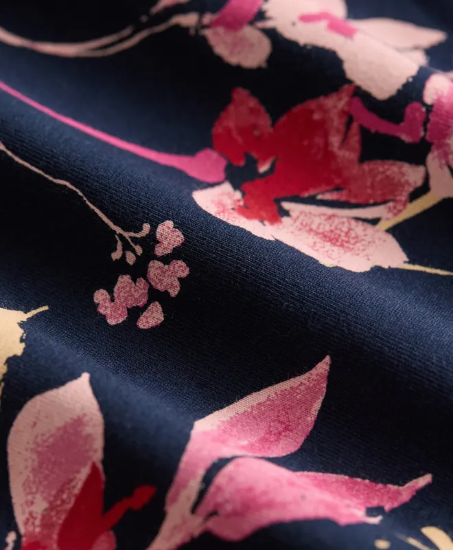 Women’s Fit & Flare Easy V-neck Dress made with Organic Cotton 7