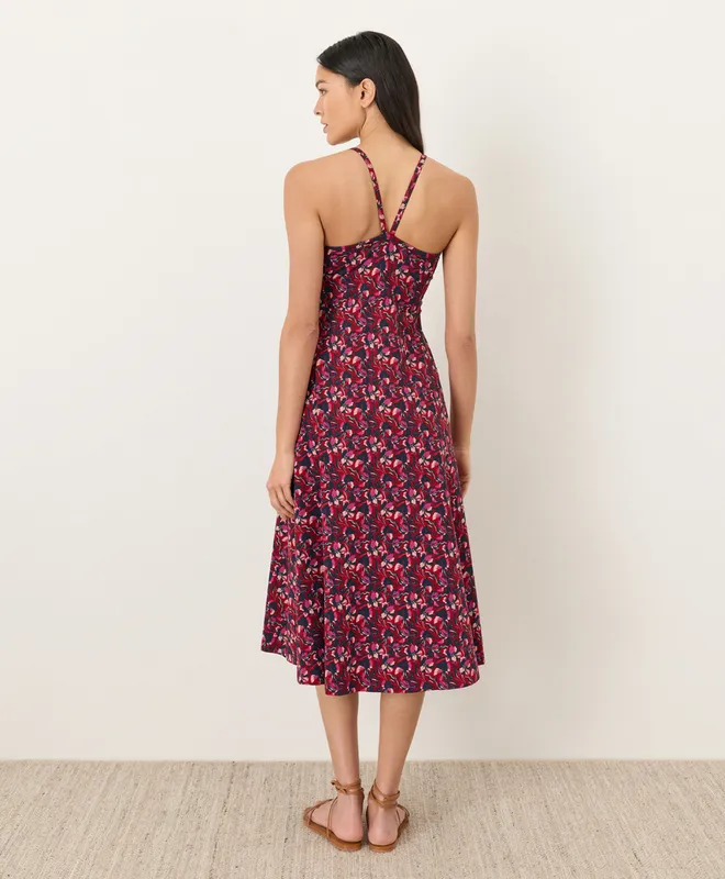 Women’s Fit & Flare Midi Dress made with Organic Cotton 3