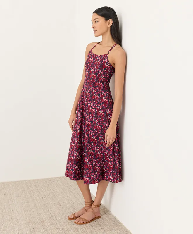 Women’s Fit & Flare Midi Dress made with Organic Cotton 4
