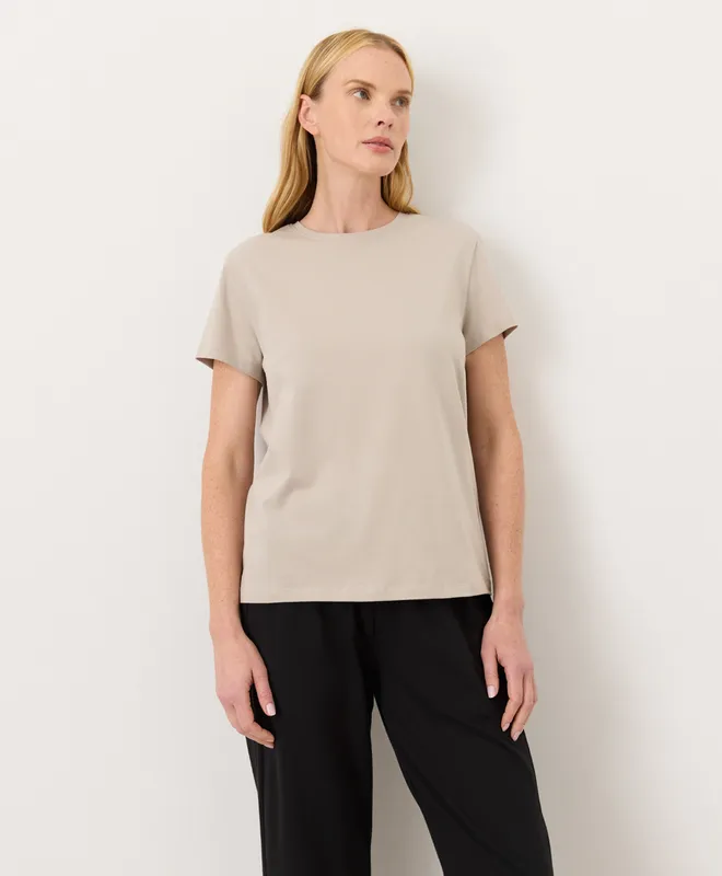 Women’s Luxe Essential Crewneck Tee made with Organic Cotton 2